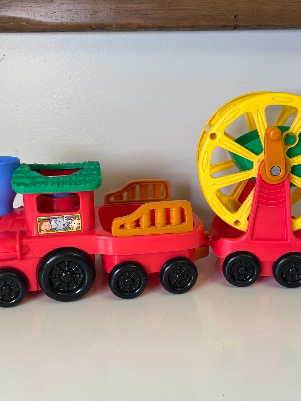 Fisher Price Little People Animal Sound Zoo Talkers Train Ferris Wheel 2011 Toy